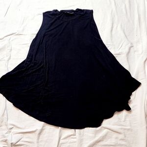 Lane Bryant Womens Sleeveless Top 14/16 Plus Size Black Poly Spandex Tank